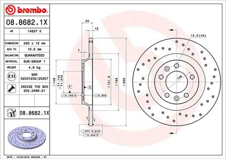 Magneti Marelli 360406041502 - Тормозной диск autospares.lv