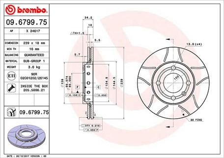 Magneti Marelli 360406048905 - Тормозной диск autospares.lv