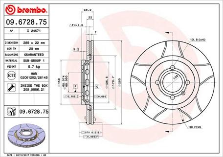 Magneti Marelli 360406048505 - Тормозной диск autospares.lv