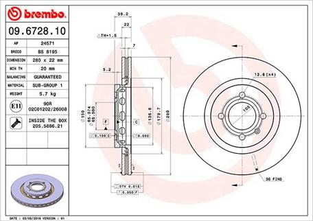 Magneti Marelli 360406048500 - Тормозной диск autospares.lv