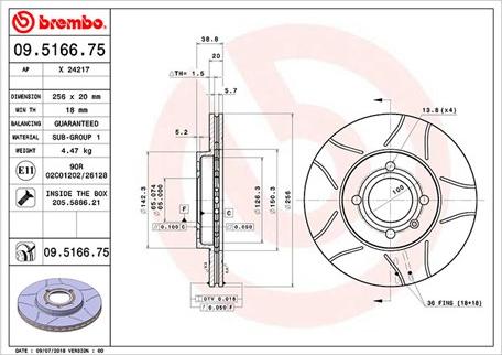 Magneti Marelli 360406048105 - Тормозной диск autospares.lv