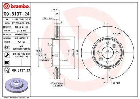 Magneti Marelli 360406043900 - Тормозной диск autospares.lv