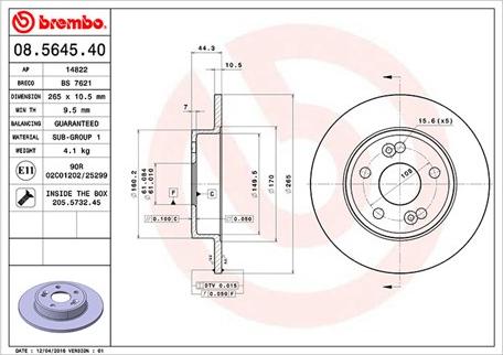 Magneti Marelli 360406043800 - Тормозной диск autospares.lv