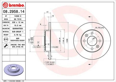 Magneti Marelli 360406042100 - Тормозной диск autospares.lv