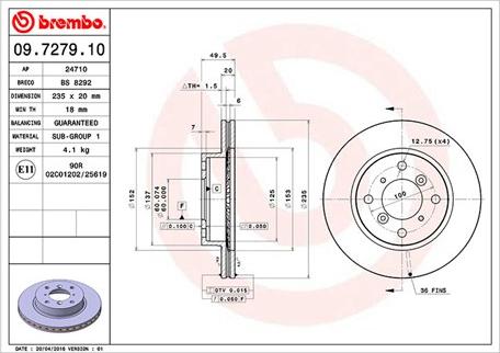 Magneti Marelli 360406054000 - Тормозной диск autospares.lv