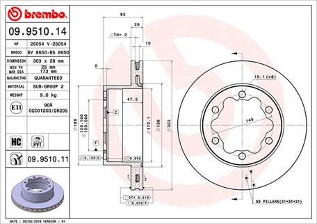 Magneti Marelli 360406057200 - Тормозной диск autospares.lv