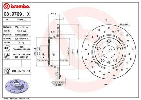 Magneti Marelli 360406065302 - Тормозной диск autospares.lv