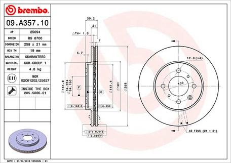 Magneti Marelli 360406063700 - Тормозной диск autospares.lv