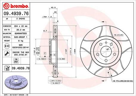 Magneti Marelli 360406000305 - Тормозной диск autospares.lv