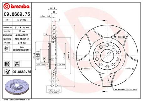 Magneti Marelli 360406001805 - Тормозной диск autospares.lv