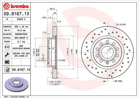 Magneti Marelli 360406002002 - Тормозной диск autospares.lv