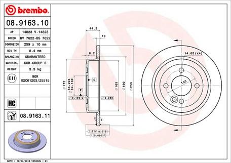 Magneti Marelli 360406002800 - Тормозной диск autospares.lv