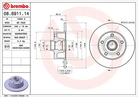 Magneti Marelli 360406012700 - Тормозной диск autospares.lv