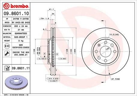 Magneti Marelli 360406039500 - Тормозной диск autospares.lv