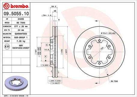 Magneti Marelli 360406035000 - Тормозной диск autospares.lv