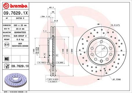 Magneti Marelli 360406038802 - Тормозной диск autospares.lv