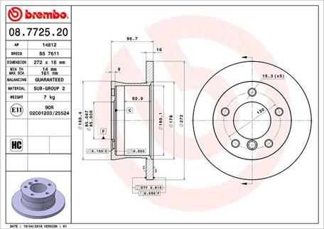 Magneti Marelli 360406033100 - Тормозной диск autospares.lv