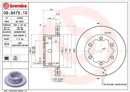 Magneti Marelli 360406033200 - Тормозной диск autospares.lv