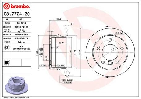 Magneti Marelli 360406032900 - Тормозной диск autospares.lv