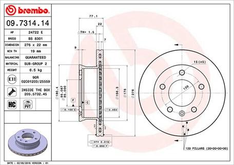 Magneti Marelli 360406032400 - Тормозной диск autospares.lv