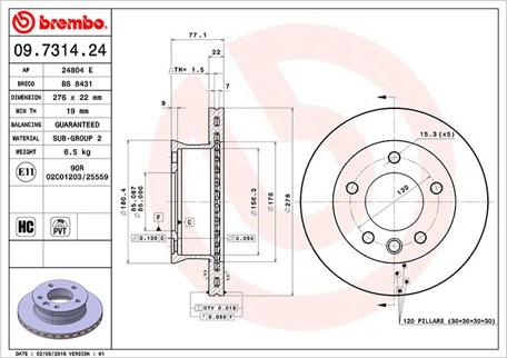 Magneti Marelli 360406032500 - Тормозной диск autospares.lv