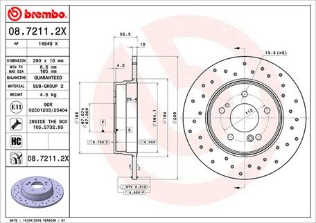 Magneti Marelli 360406032002 - Тормозной диск autospares.lv