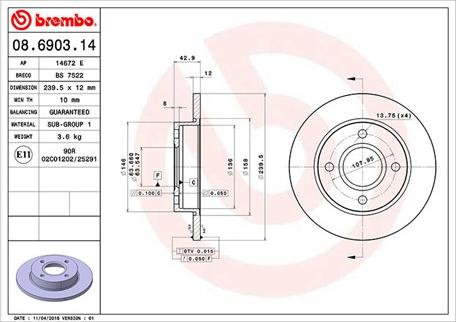 Magneti Marelli 360406025700 - Тормозной диск autospares.lv