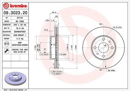 Magneti Marelli 360406021200 - Тормозной диск autospares.lv