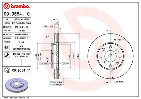 Magneti Marelli 360406028200 - Тормозной диск autospares.lv