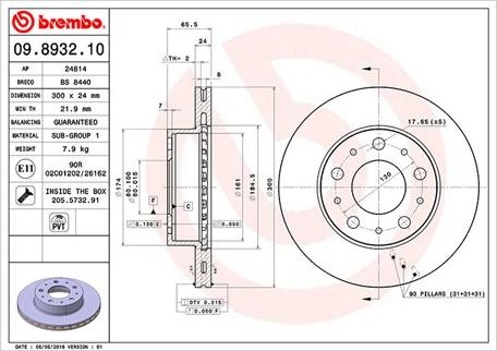 Magneti Marelli 360406023900 - Тормозной диск autospares.lv