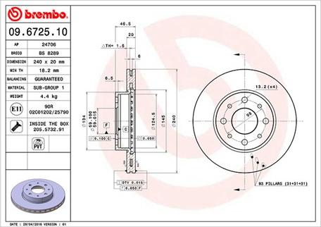 Magneti Marelli 360406023000 - Тормозной диск autospares.lv