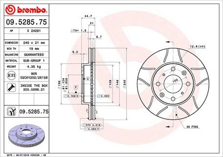 Magneti Marelli 360406027505 - Тормозной диск autospares.lv