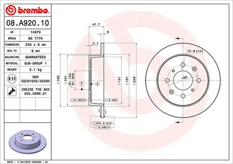 Magneti Marelli 360406079400 - Тормозной диск autospares.lv