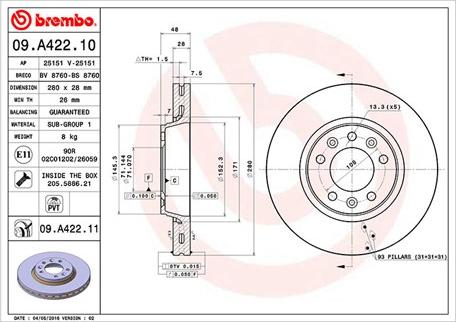 Magneti Marelli 360406075600 - Тормозной диск autospares.lv