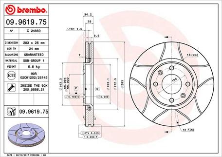 Magneti Marelli 360406073805 - Тормозной диск autospares.lv