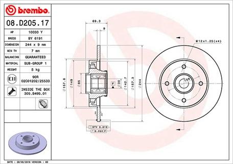 Magneti Marelli 360406162300 - Тормозной диск autospares.lv