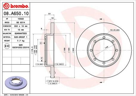 Magneti Marelli 360406106300 - Тормозной диск autospares.lv