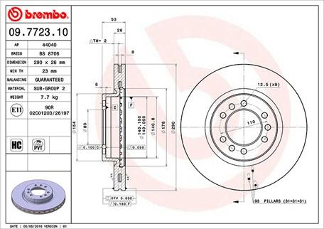 Magneti Marelli 360406106200 - Тормозной диск autospares.lv