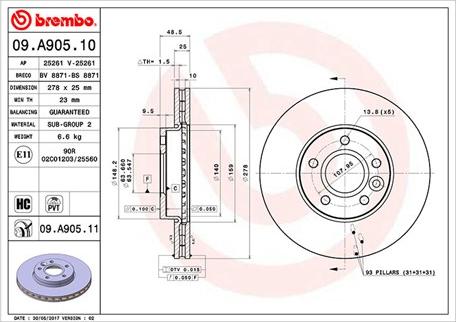 Magneti Marelli 360406107100 - Тормозной диск autospares.lv