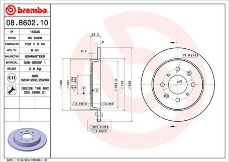 Magneti Marelli 360406119100 - Тормозной диск autospares.lv