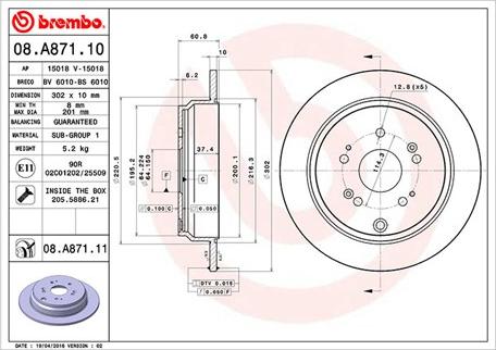 Magneti Marelli 360406114300 - Тормозной диск autospares.lv