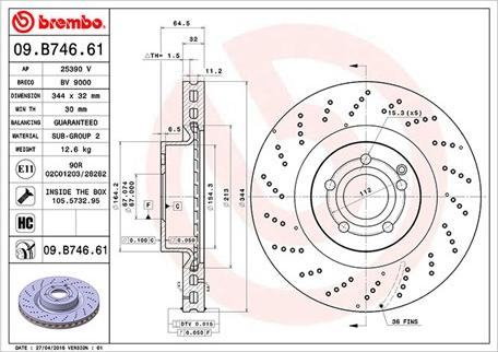 Magneti Marelli 360406116001 - Тормозной диск autospares.lv