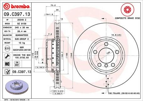 Magneti Marelli 360406130304 - Тормозной диск autospares.lv