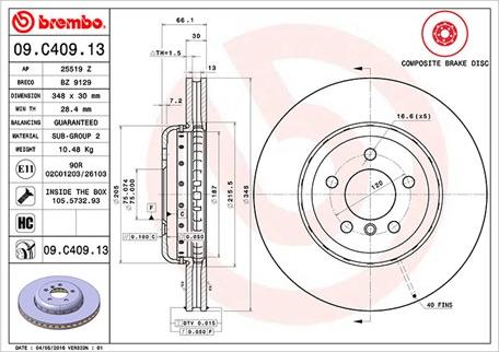 Magneti Marelli 360406131304 - Тормозной диск autospares.lv