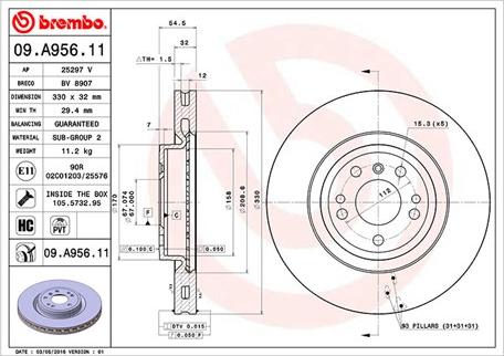 Magneti Marelli 360406122001 - Тормозной диск autospares.lv