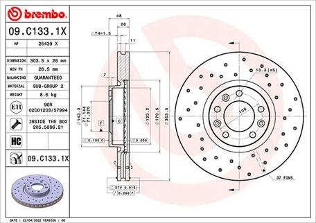 Magneti Marelli 360406176802 - Тормозной диск autospares.lv