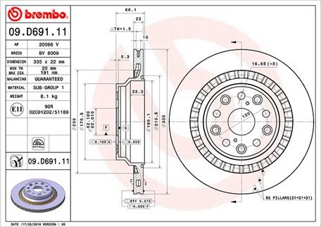 Magneti Marelli 360406170601 - Тормозной диск autospares.lv