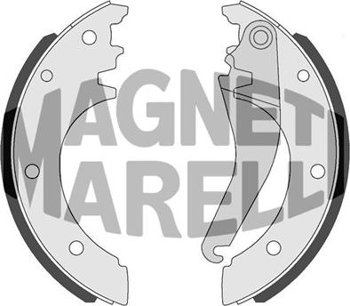 Magneti Marelli 360219198356 - Тормозные башмаки, барабанные autospares.lv