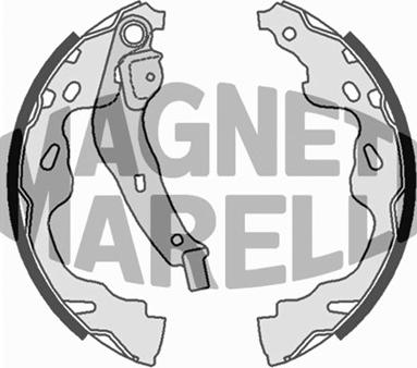 Magneti Marelli 360219198309 - Тормозные башмаки, барабанные autospares.lv