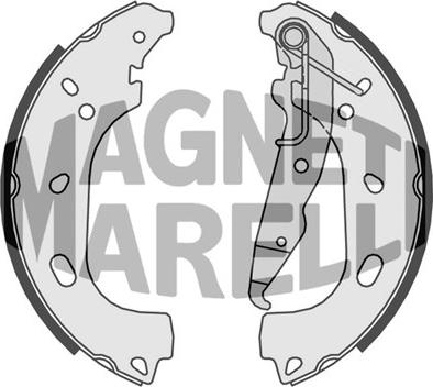 Magneti Marelli 360219198385 - Тормозные башмаки, барабанные autospares.lv